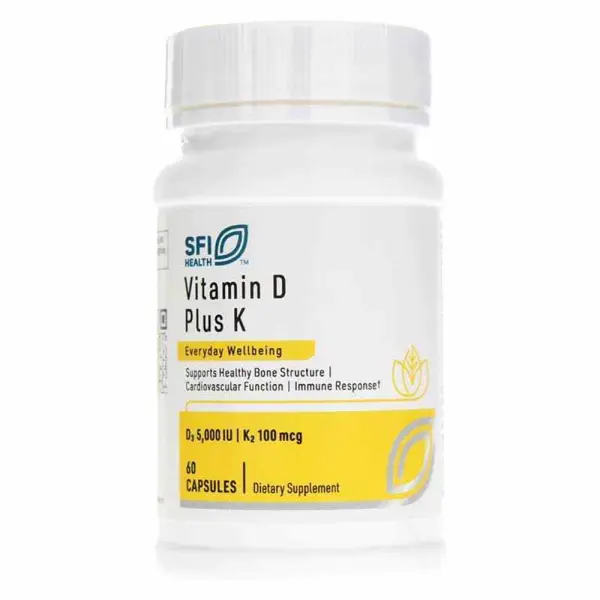 Klaire Labs Vitamin D plus K 60 cap.