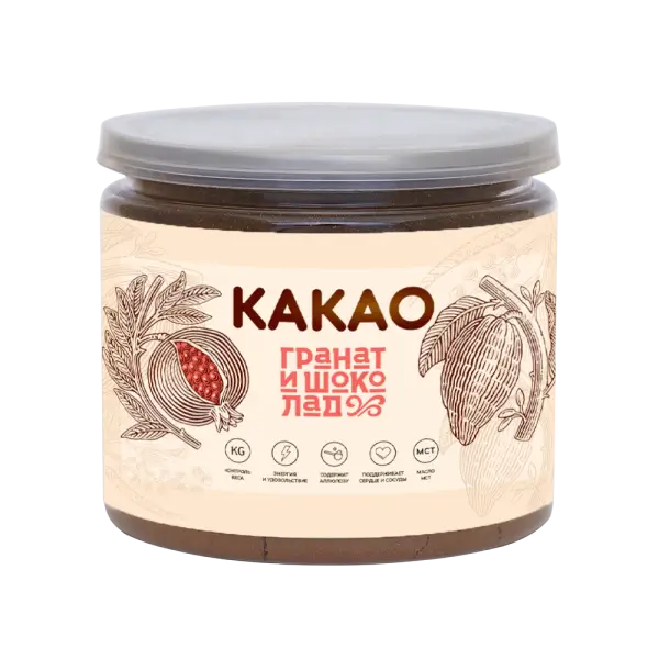 PF Keto Go какао порошок с МСТ и сухим гранатовым соком 180 гр.