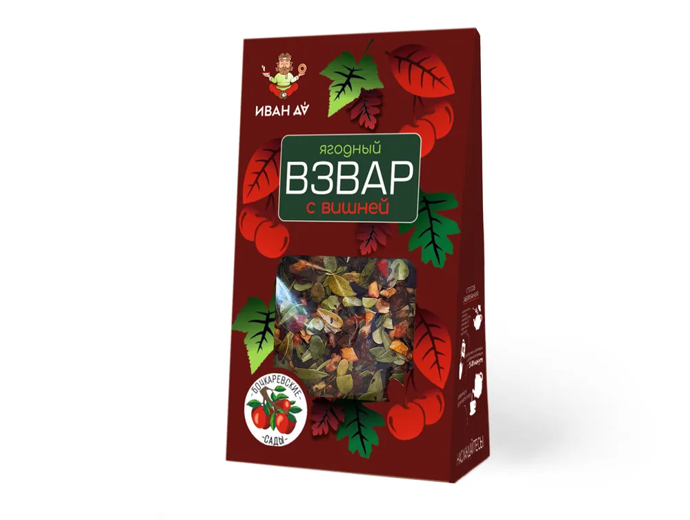 Иван Да «Иван да Взвар» жеміс-жидек шие қосылған 100 гр.