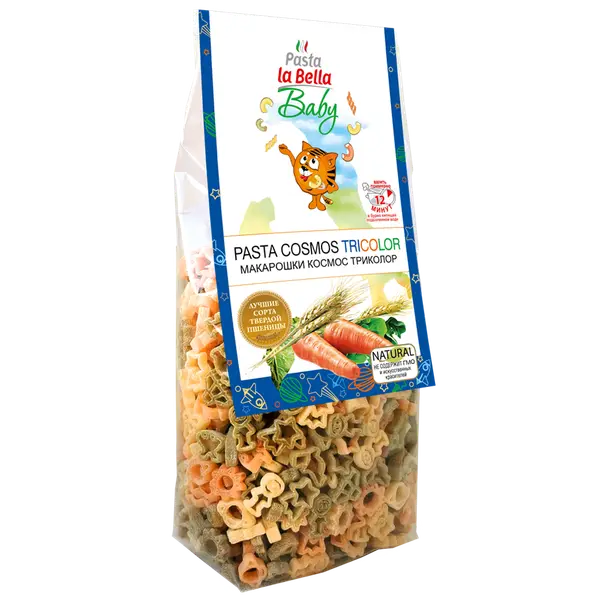Pasta la Bella Baby Макароны космос 250 гр.