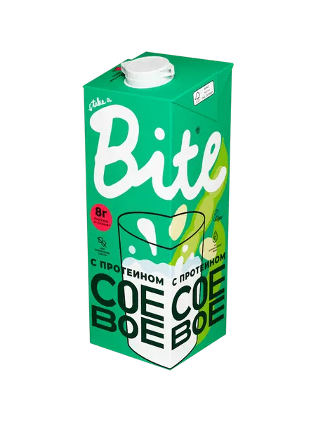 Bite Молоко растительное "Соевое" 1л.
