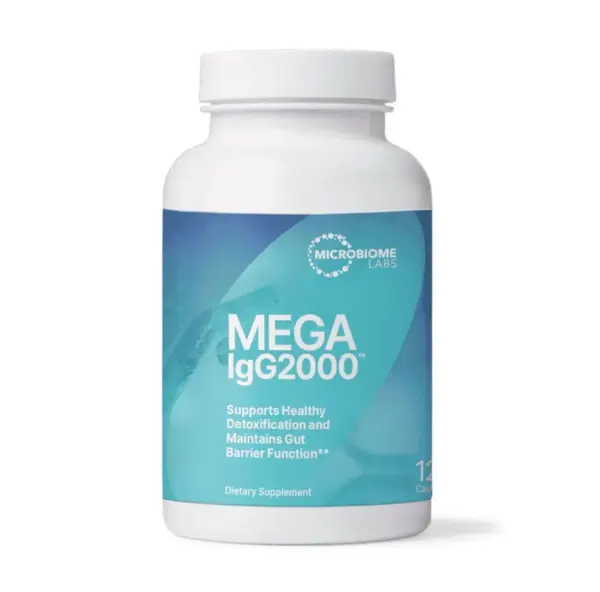 MicrobiomeLabs Mega IgG 2000 120 caps.