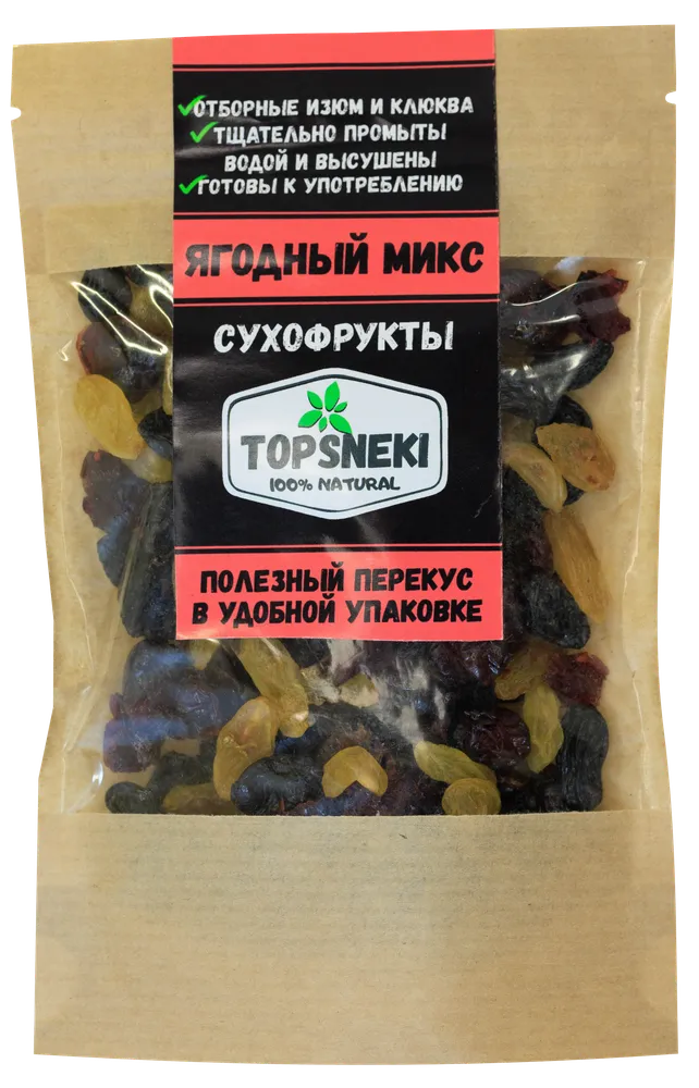 TOPSNEKI Орехи микс ягод 80гр.