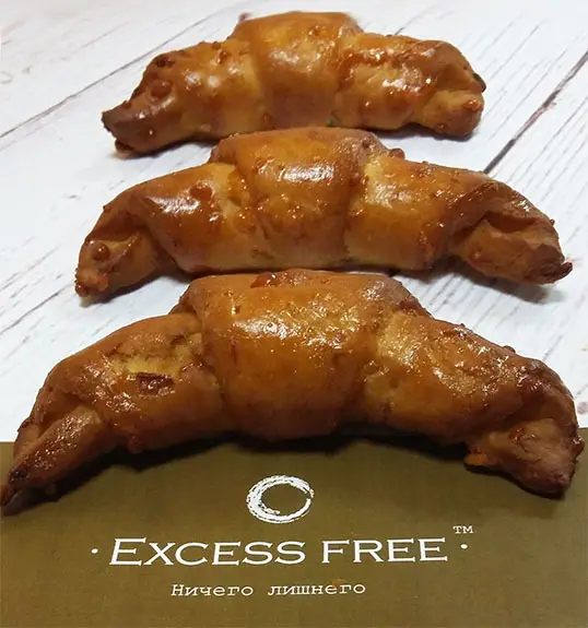 EXCESS FREE Рогалики с ветчиной и сыром 120 гр.