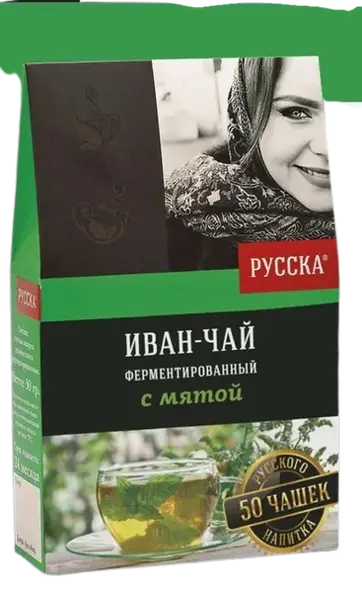 Иван-чай ферментированный с мятой "РУССКА" 50гр.