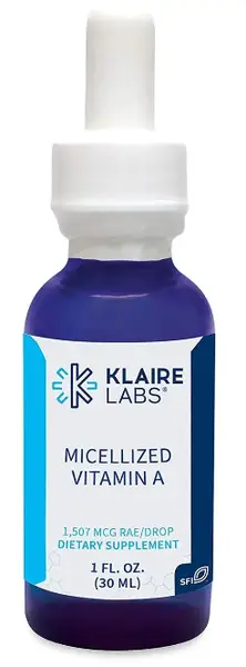 Klaire Labs Micellized Vitamin A Мицеллярный витамин А 30мл