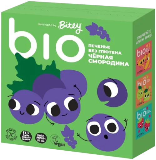 Bite Печенье Bio «Чёрная смородина» 150 гр.