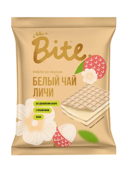 Bite Вафли Личи-Белый чай 35гр.