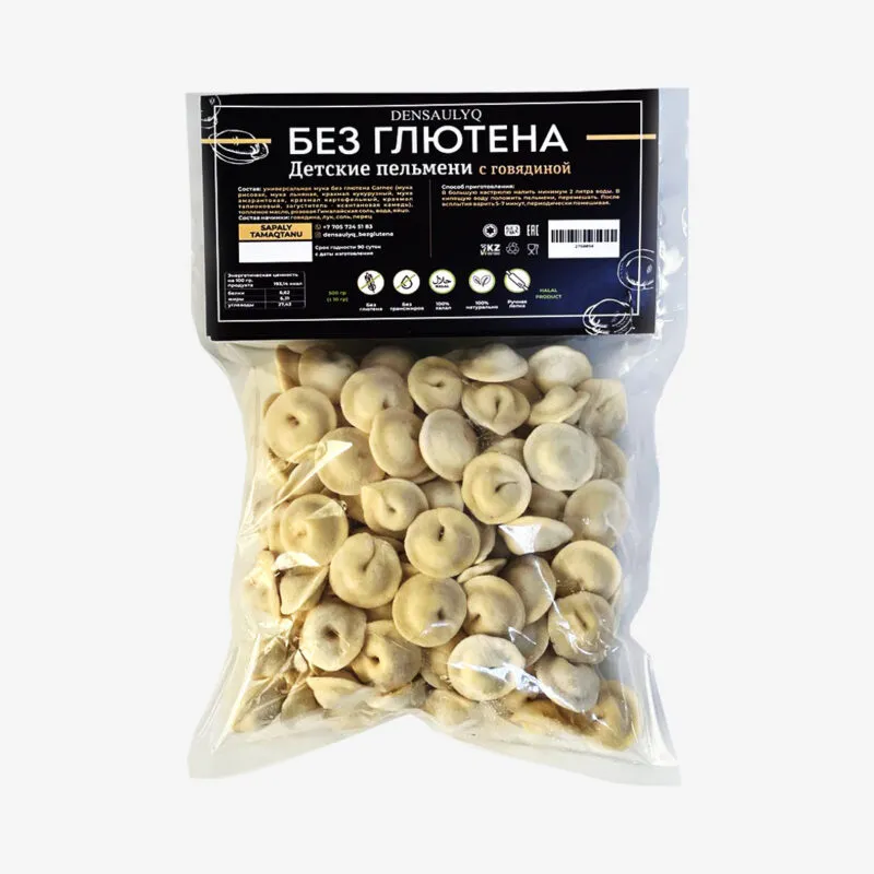 DENSAULYQ Сиыр еті қосылған балалар тұшпарасы 300 гр.