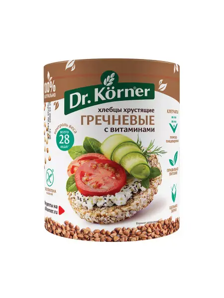 Хлебцы "Гречневые" с витаминами 100гр.