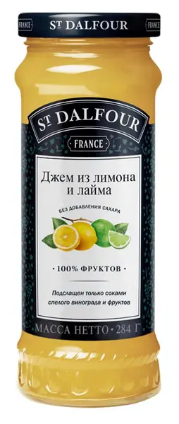 St.Dalfour Джем из лимона и лайма 284 гр.