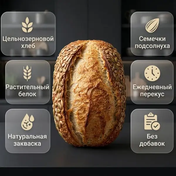 Nutrinan Тартин күнбағыс дәні бар нан 400 г