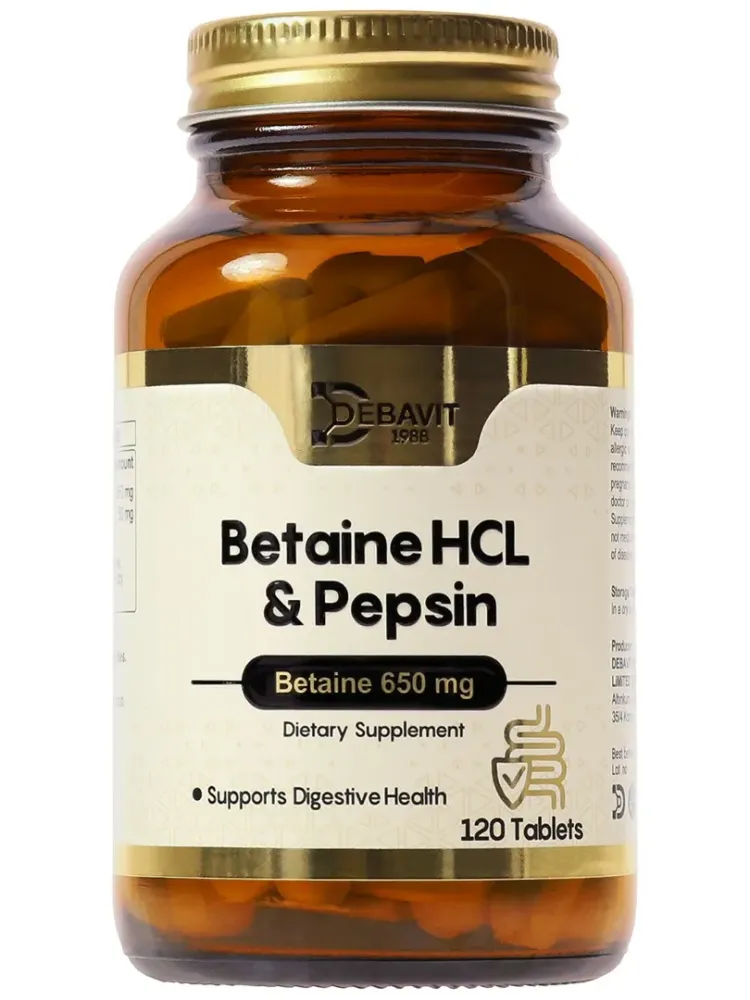 Debavit Betain HCL&Pepsin 90 капсула