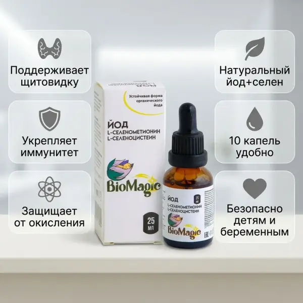 Bio Magic Йод-Селен 25 мл.