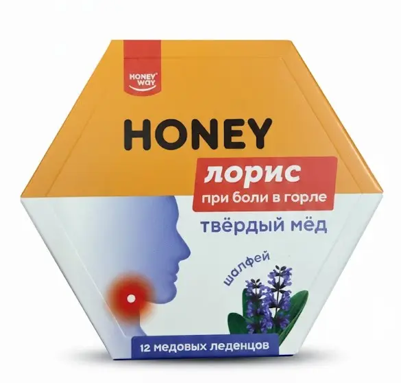ББҚ Қатты бал ШАЛФЕЙ балды мұзкәмпиттері 36 гр.
