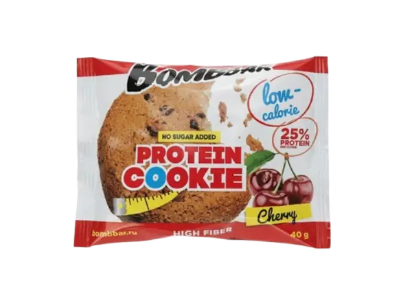 Bombbar Печенье протеиновое ВИШНЯ 40гр