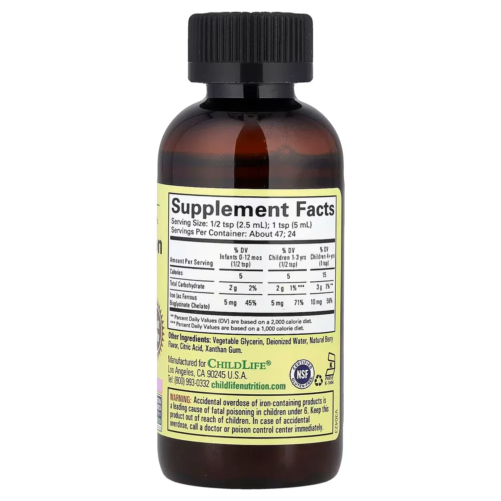 CHILD LIFE Liquid Iron 118 ml.