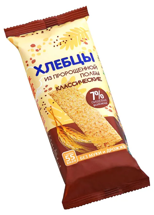"Саттвик" өнген жабайы бидайдан жасалған классикалық нан-тоқаштары 100гр.