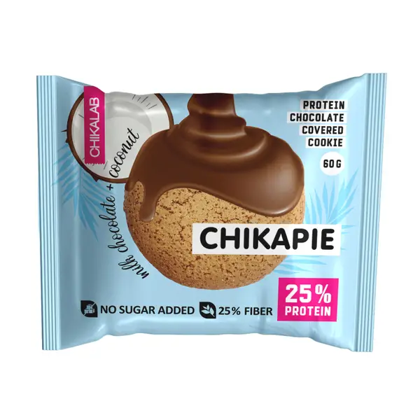 CHIKALAB Печенье глазированное с начинкой Кокос 60 гр