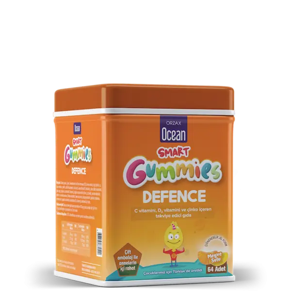ORZAX OCEAN Smart Gummies с витамином С, D и цинком. Deferenct 60 кап.