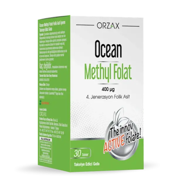 ORZAX OCEAN Метилфолат 30 таб.