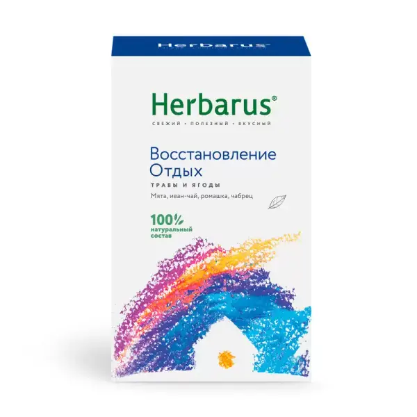 Herbarus Чайный напиток "Восстановление Отдых" 50гр.