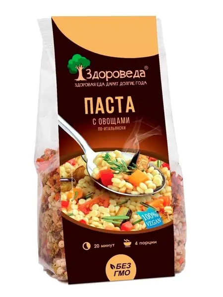 Паста с овощами по итальянски "Здороведа" 250 гр.