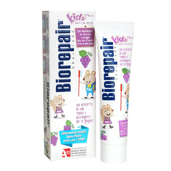 Biorepair Зубная паста Детская 0-6 лет (виноград) 50 мл.