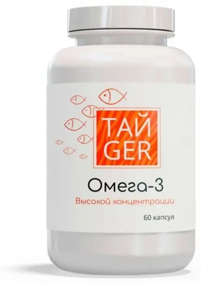TAIGER Омега -3 высокой концентрации.