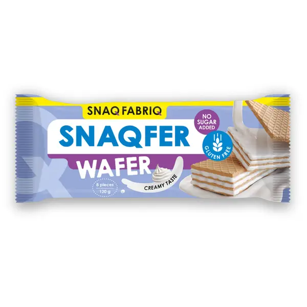 SNAQ FABRIQ вафли со сливочным вкусом Snaqfer Wafer 120 гр.