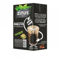 ZINUS BARISTA  Молоко СОЕВОЕ 1л.
