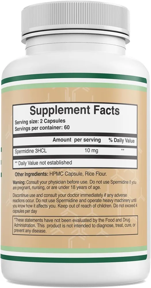 Double Wood Supplements Spermidine.
