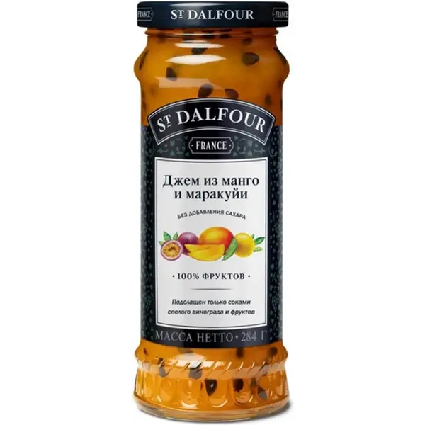 St.Dalfour Джем из манго и маракуйи 284гр