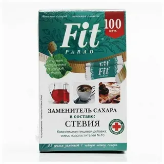 Fit parad №10 Заменитель сахара на основе стевии 100 гр.