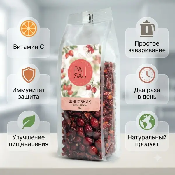 PAUSA Плоды Шиповника 50 гр