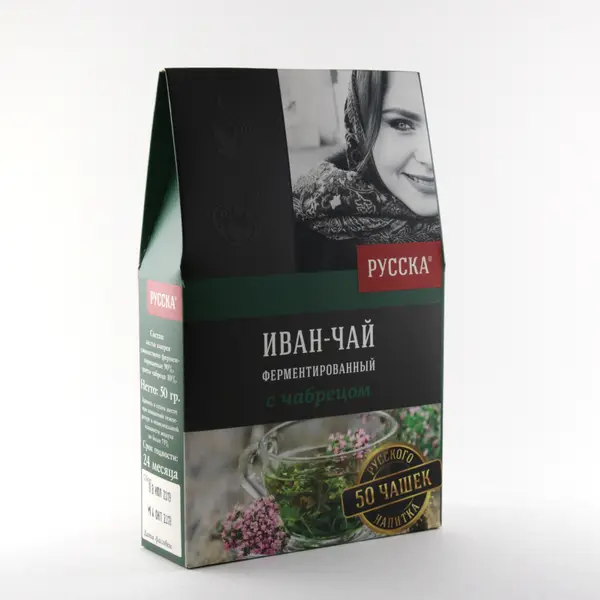 Иван-чай ферментированный с чабрецом "РУССКА" 50гр.