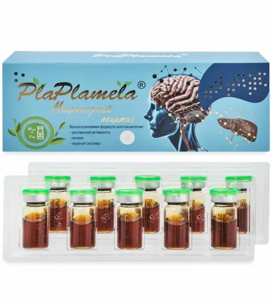 PlaPlamela Мицелярный лецитин №10*5 мл.