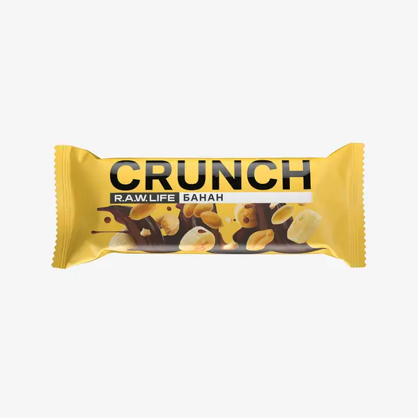 R.A.W. LIFE Ореховый батончик CRUNCH Choco Банан 40 гр