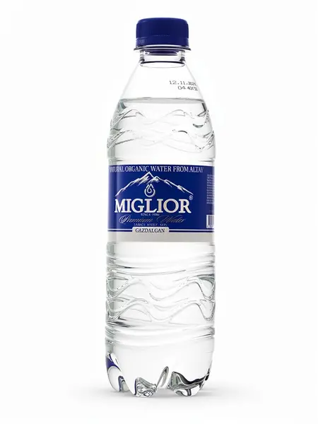 0.5л пластик с газом вода MIGLIOR