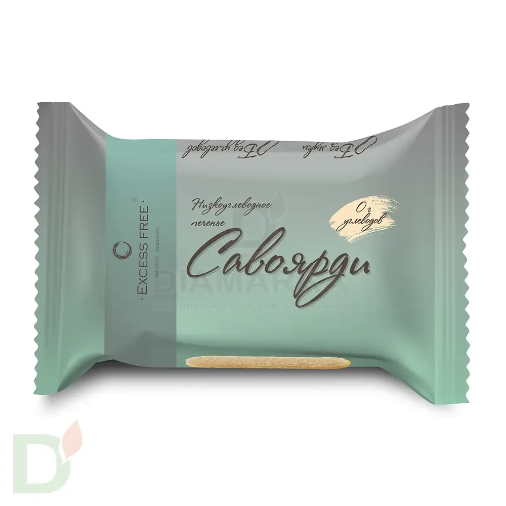 EXCESS FREE Савоярди көмірсусыз печеньесі 50 гр.