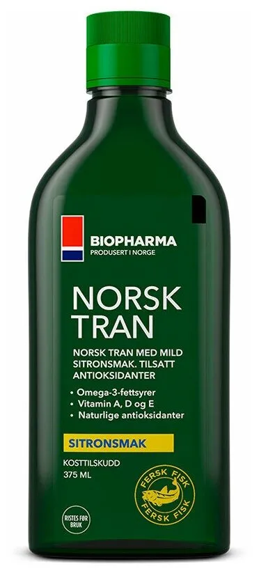 BIOPHARMA Norsk Tran Omega-3 375 мл.