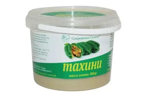 Сокровища Сезама Паста кунжутная Тахини 500 гр.