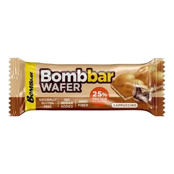 BOMBBAR Батончик вафельный "Капучино" 32 гр