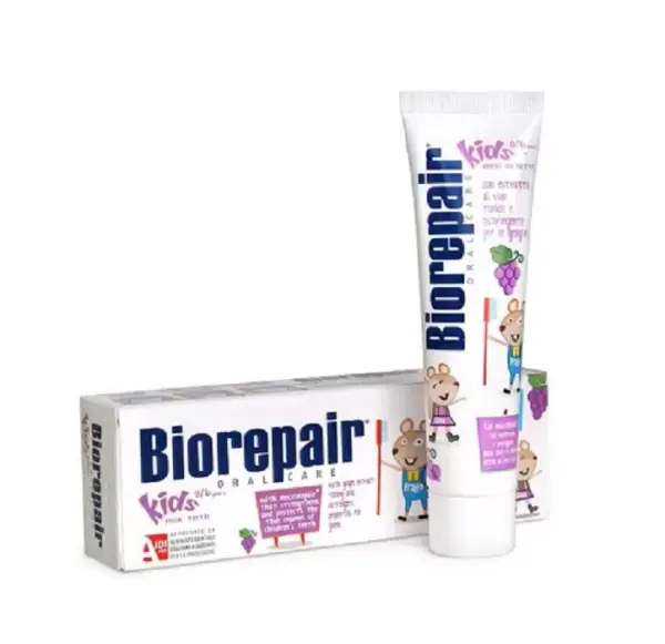 Biorepair 0-6 жас аралығындағы балаларға арналған тіс пастасы (жүзім) 50 мл.