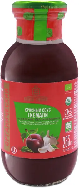 ORGANIC GEORGIAS NATURAL Красный Ткемали 235 гр.