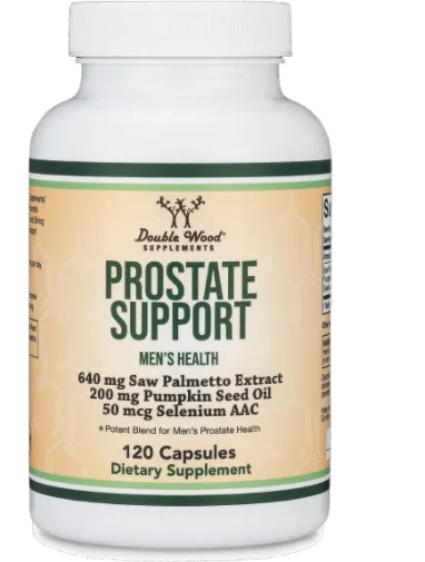 Double Wood Supplements Prostate Support mens health 120 cap.