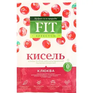TM ФЭ витаминді кисель, қантсыз, стевиямен «Клюква», 30 г.