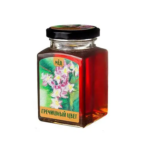 МММ Мёд натуральный «Гречишный цвет» стекло 300 гр.