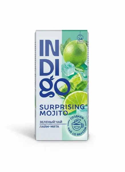 Herbarus INDIGO чай зелёный Surprising Mohito 24 пак.
