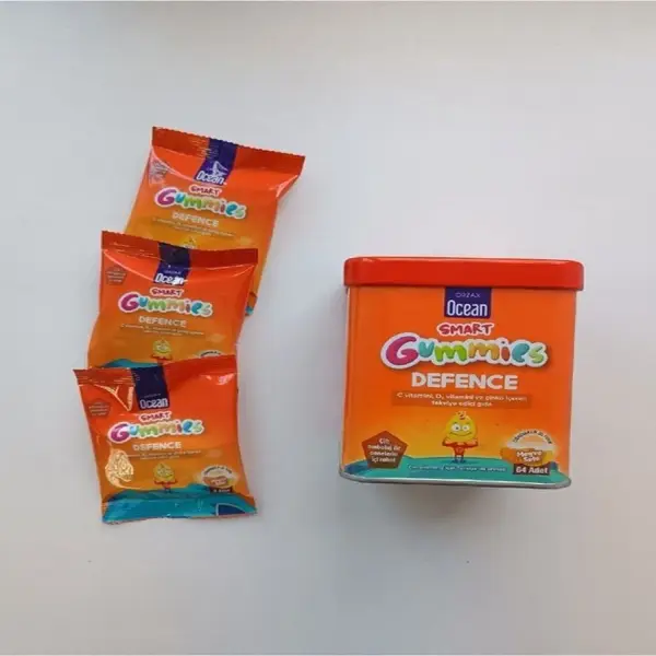 ORZAX OCEAN Smart Gummies с витамином С, D и цинком. Deferenct 60 кап.